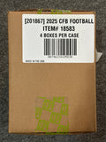 FOX -2025 Panini National Treasures Collegiate Football Hobby Box (Sealed Case, 4 Box)