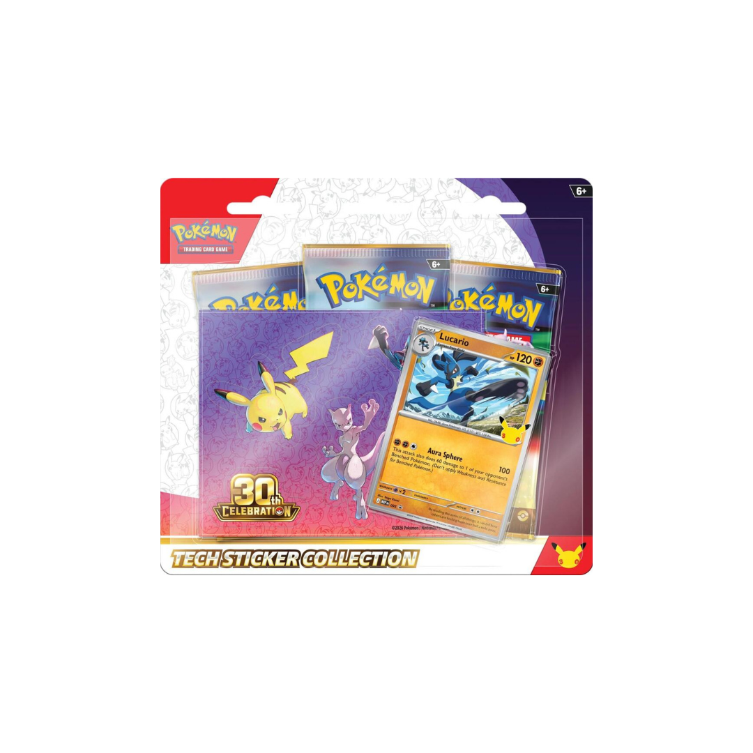 FOX -Pokemon: 30th Celebration Tech Sticker Collection [Lucario]