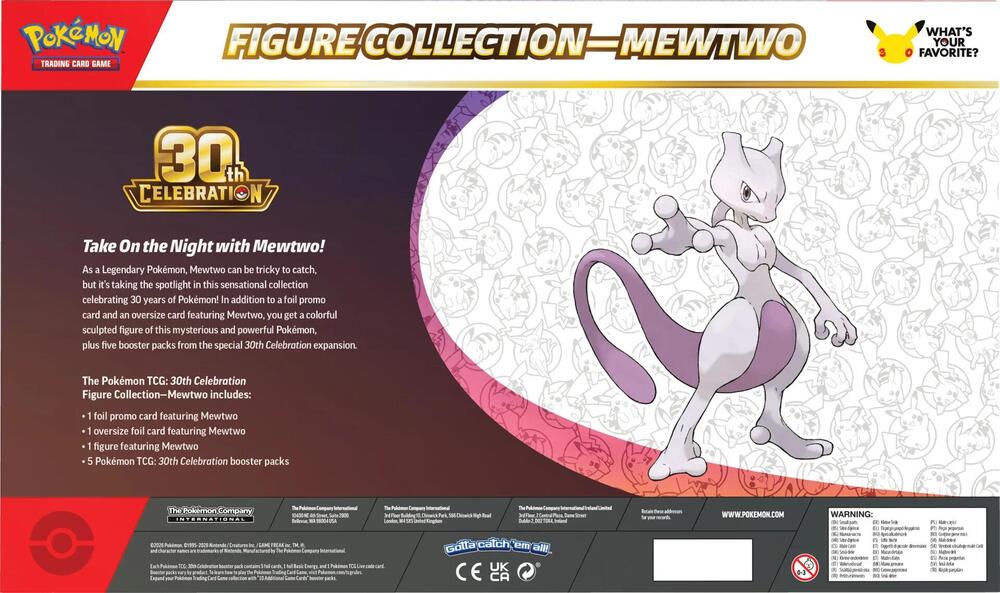 FOX -Pokemon: 30th Celebration Figure Collection [Mewtwo]