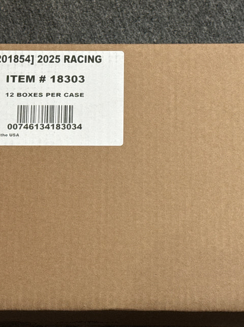 2025 Panini Prizm Racing Hobby Box (Sealed Case, 12 Box)