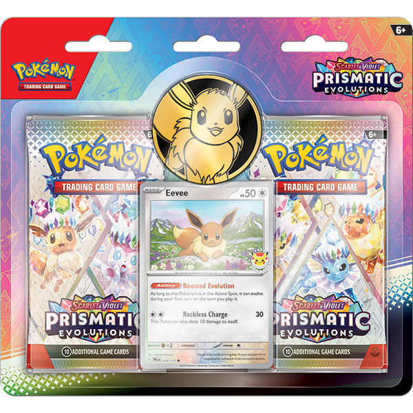 FOX -Pokemon: Scarlet & Violet 8.5 - Prismatic Evolutions 2 Pack Blister