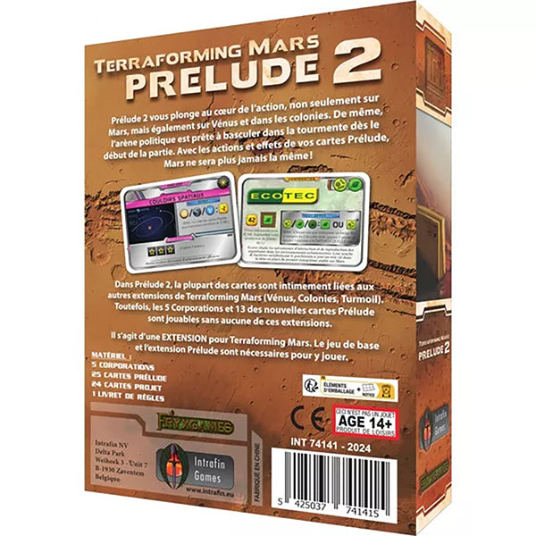 FOX -Terraforming Mars: Prelude 2 Expansion
